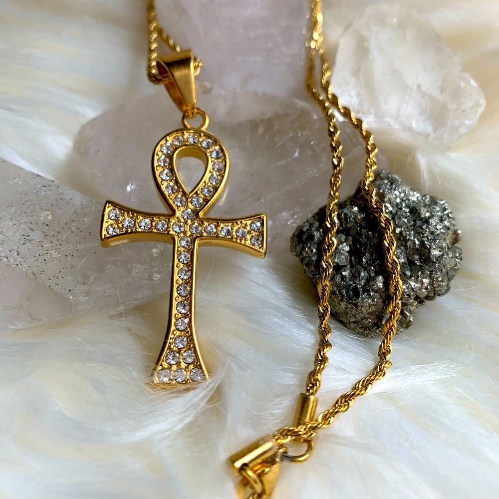 Gold plated Ankh Necklace